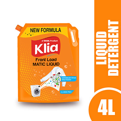 Klia Matic Liquid Detergent Front Load 4 ltr