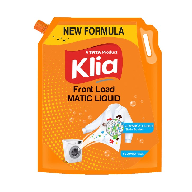 Klia Matic Liquid Detergent Front Load, 4 L