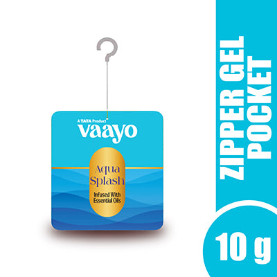 Vaayo Zipper Gel Pocket Aqua Splash 10 Gm