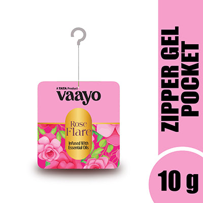 Vaayo Zipper Gel Pocket Rose Flare 10 Gm