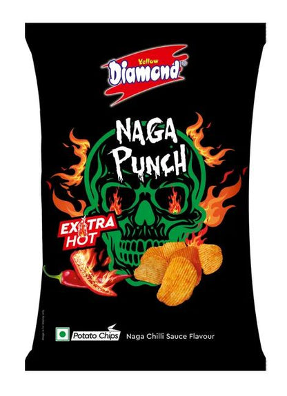 Yellow Diamond Naga Punch Chips 80 g