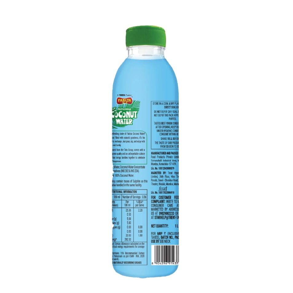 Fabsta Coconut Water, 1 L