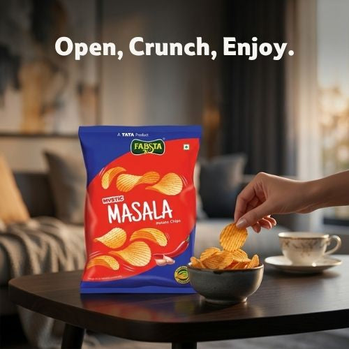 Fabsta Masala Potato Chips, 75 g