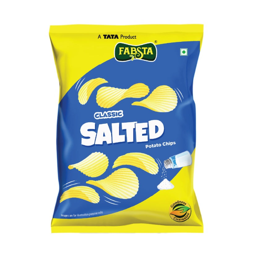 Fabsta Salted Potato Chips, 75 g