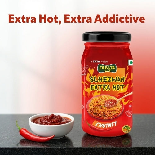 Fabsta Schezwan Extra Hot Chutney, 250 g