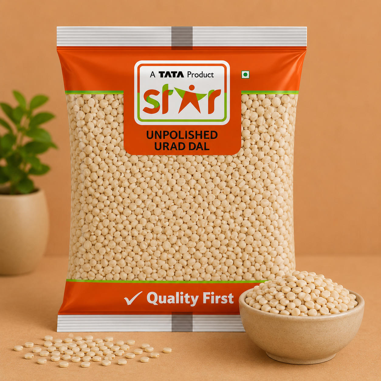 Star Unpolished Urad Dal Whole 500 g