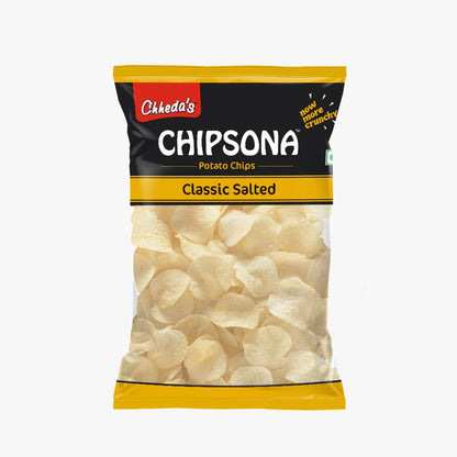 Chheda'S Golden Plain Salted Chips 500 gm