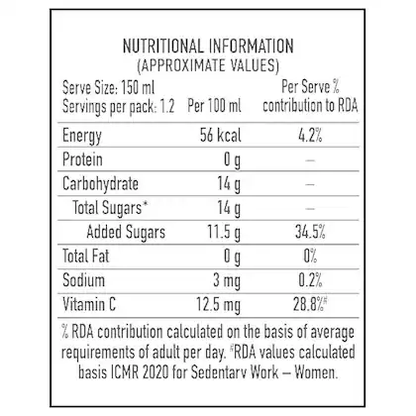 Real Litchi Juice Tetra Pack 200 ml