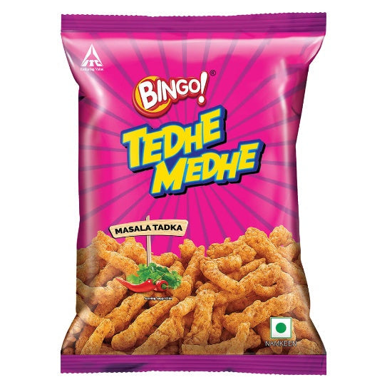 Bingo Tedhe Medhe Masala Tadka 80 g