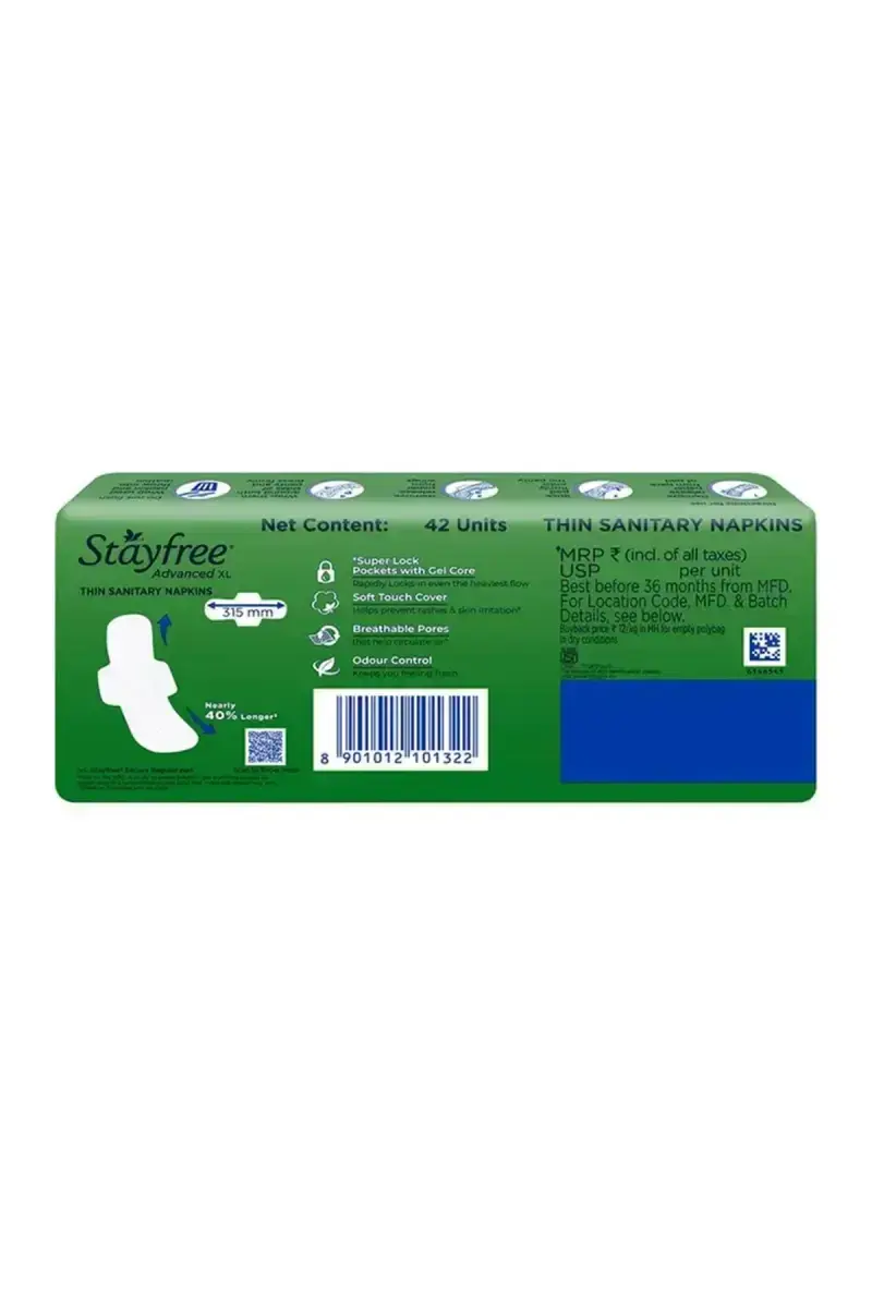 Stayfree Advance Ultra Comfort Xl Pack of 42
