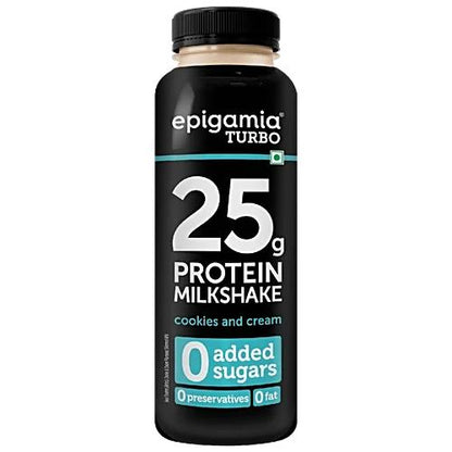 Epigamia Cookies & Cream Turbo Milkshake 250ml