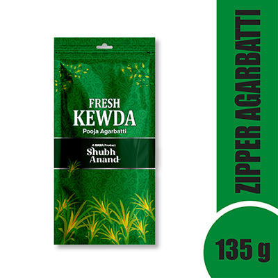 Shubh Anand Zipper Agarbatti Kewda 135 g