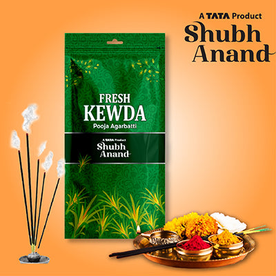 Shubh Anand Zipper Agarbatti Kewda 135 g