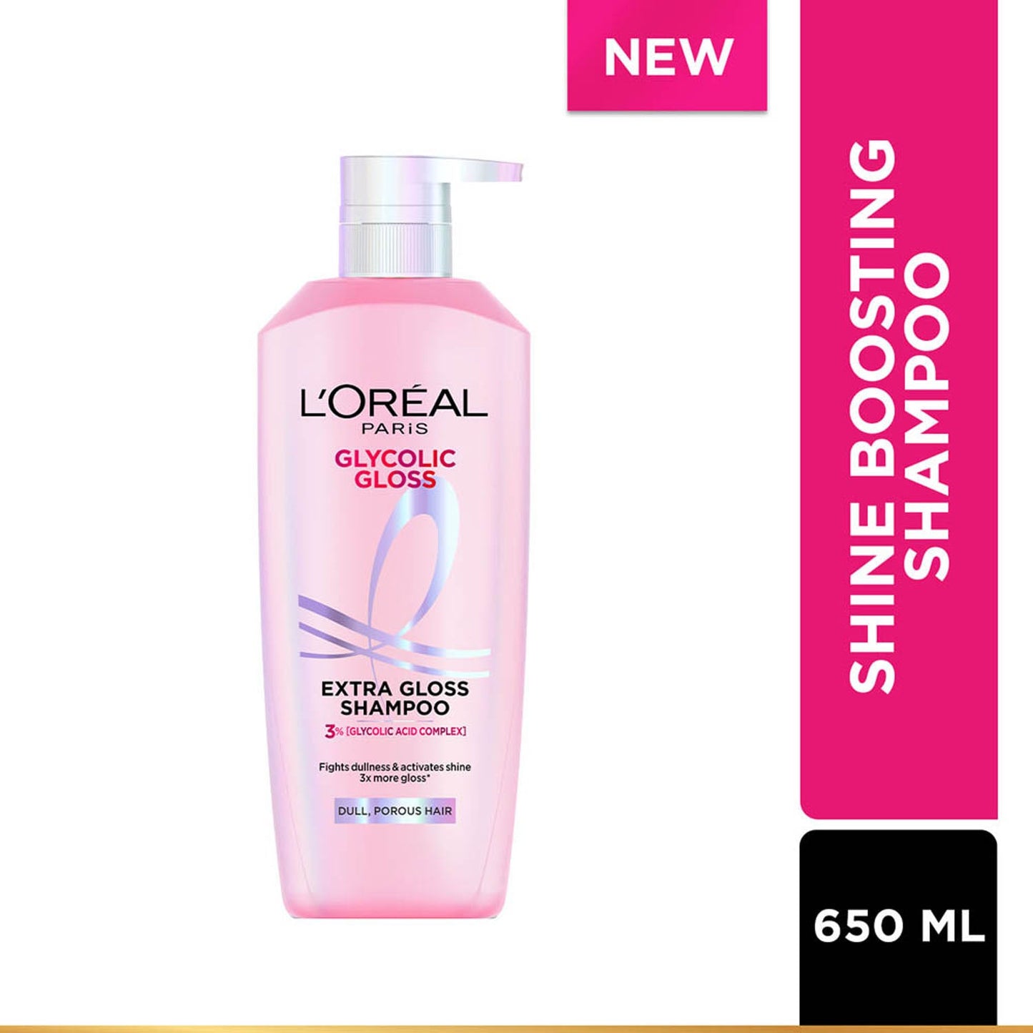 L'Oreal Paris Glycolic Gloss Shampoo 650 ml