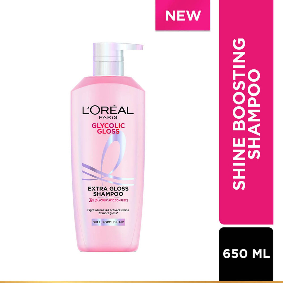 L'Oreal Paris Glycolic Gloss Shampoo 650 ml