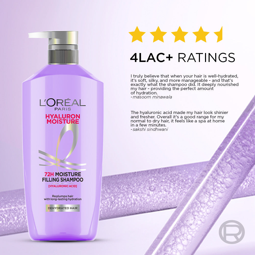 L'Oreal Paris Hyaluron Pure Shampoo 650ml