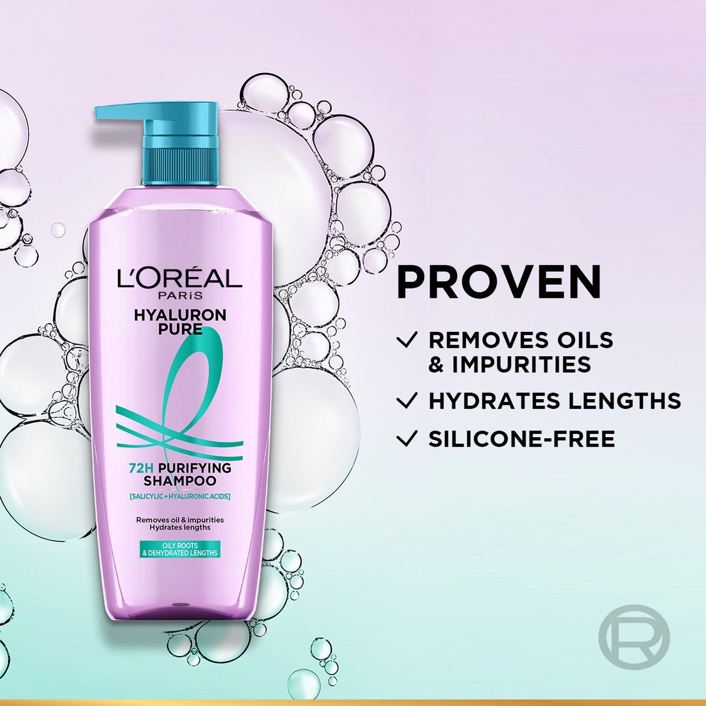 L'Oreal Paris Hyaluron Pure Shampoo 650 ml