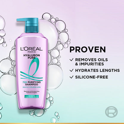 L'Oreal Paris Hyaluron Pure Shampoo 650 ml