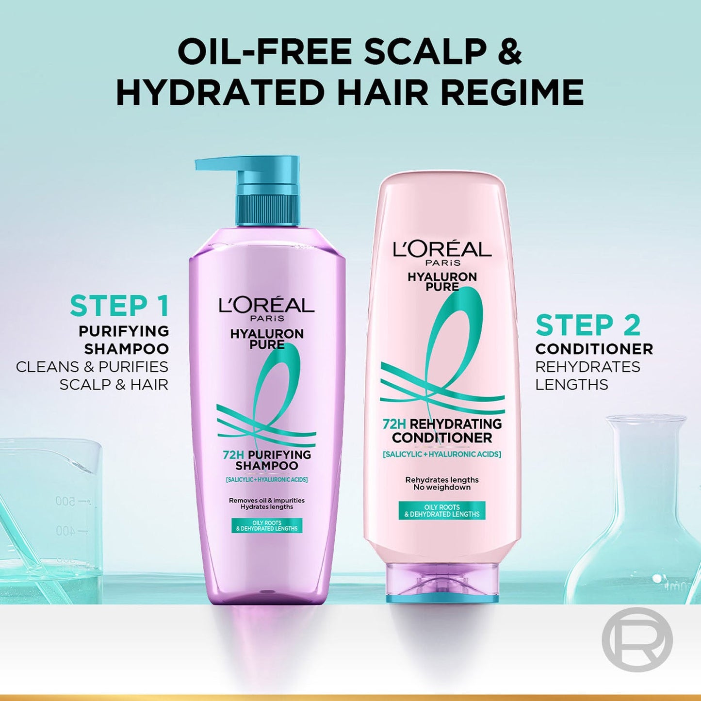 L'Oreal Paris Hyaluron Pure Shampoo 650 ml