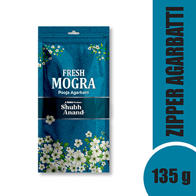 Shubh Anand Zipper Agarbatti Mogra 135 g