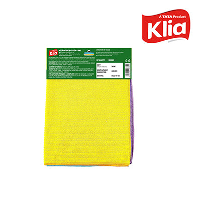 Klia Microfibre Cloth 4in1 1 Pc