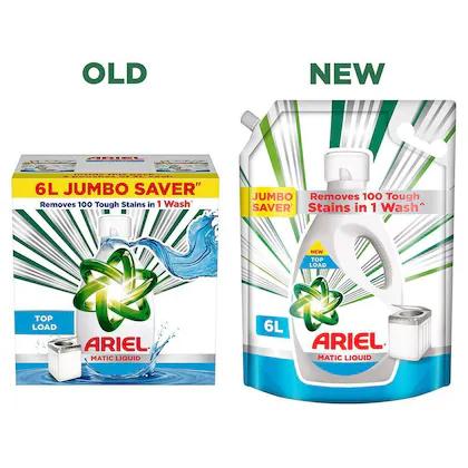 Ariel Matic Top Load Liquid Pouch 6 ltr
