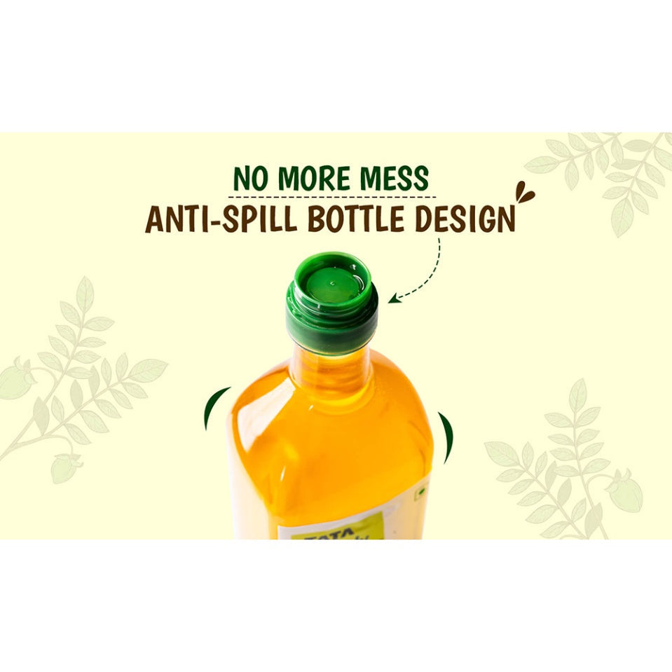 Tata Simply Better Pure and Unrefined Cold Pressed Groundnut Oil 1 ltr