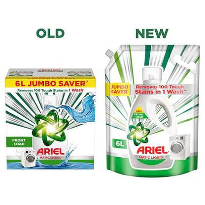 Ariel Matic Front Load Liquid Pouch 6 ltr