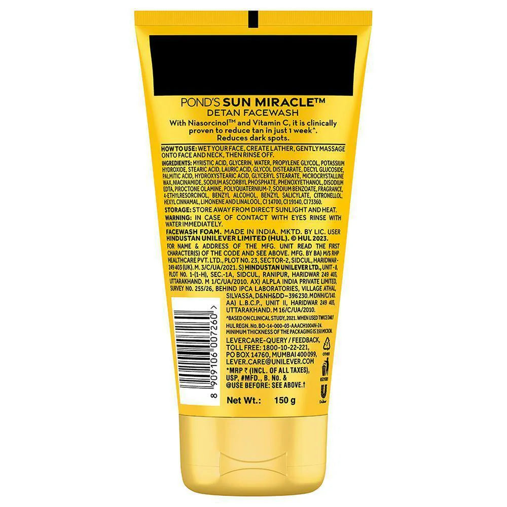 Ponds Detan Face Wash 150 g