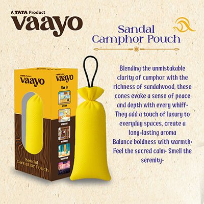 Vaayo Sandal Camphor Pouch 60 gm