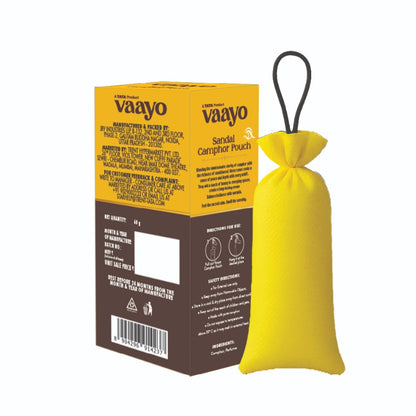 Vaayo Sandal Camphor Pouch, 60 g