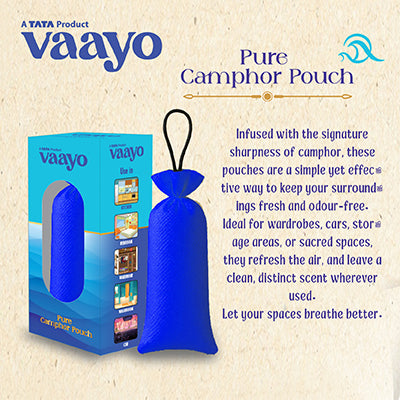 Vaayo Pure Camphor Pouch 60 gm