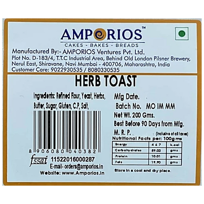 Amporios Herb Toast  200 g