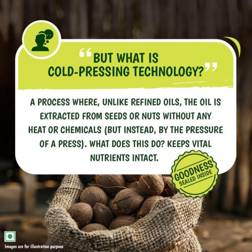 Tata Simply Better Pure and Unrefined Cold Pressed Virgin Coconut Oil 1 ltr