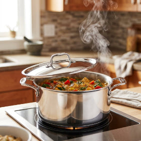 Smartle Steel Triply Casserole W/L 20 Cm 1 Pc