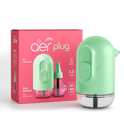 Godrej Aer Plug Rose Blossom Machine & Freshner 1 pc