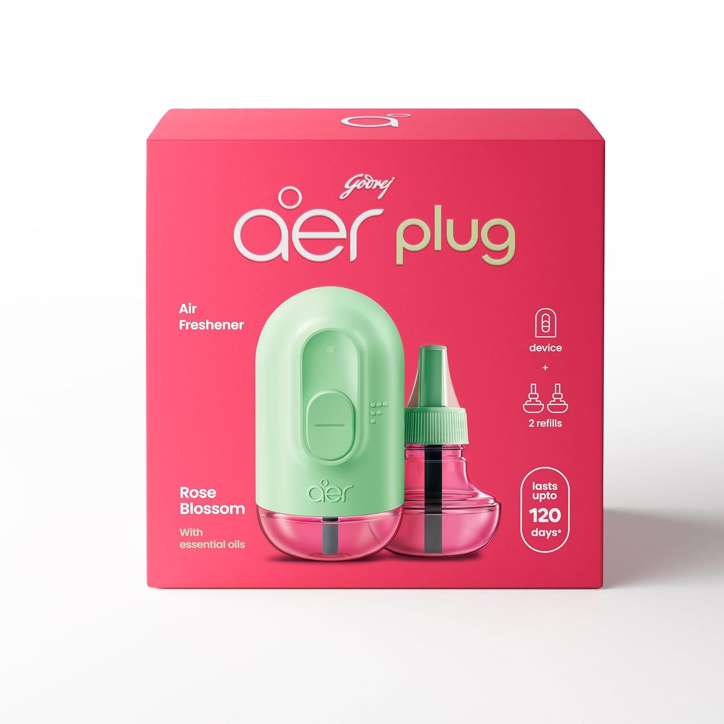 Godrej Aer Plug Rose Blossom Machine & Freshner 1 pc