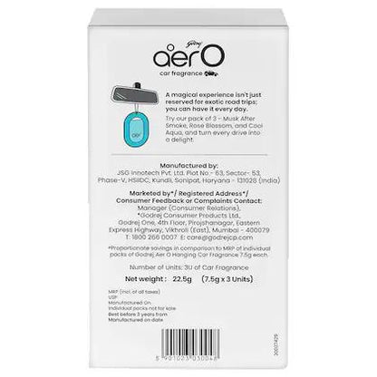 Aero Assorted Car Freshner pack of 3