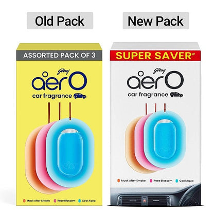 Aero Assorted Car Freshner pack of 3