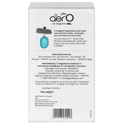 Aero Assorted Car Freshner pack of 3