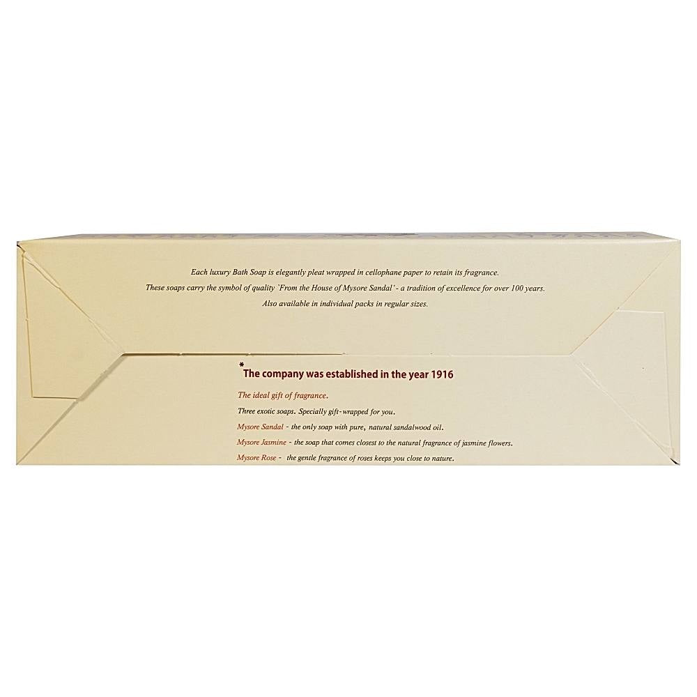 Mysore Sandle Jasmine Rose Soap 3X150 g