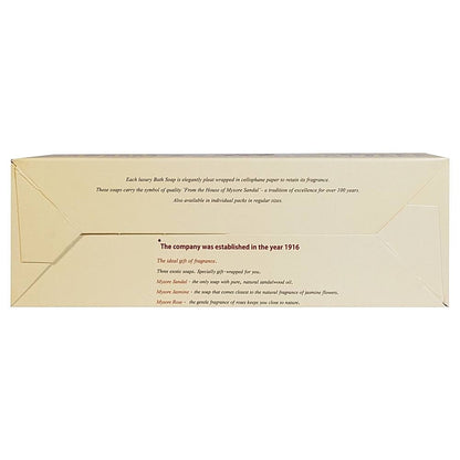 Mysore Sandle Jasmine Rose Soap 3X150 g