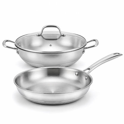 Smartle Triply Kadhai And Frypan Set 1 Pc 1 Pc