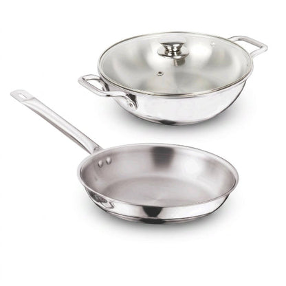 Smartle Triply Kadhai And Frypan Set 1 Pc 1 Pc