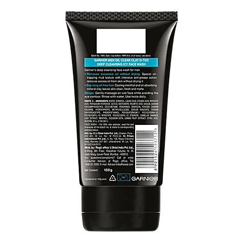 Garnier Men Oil Clear Face Wash 150m