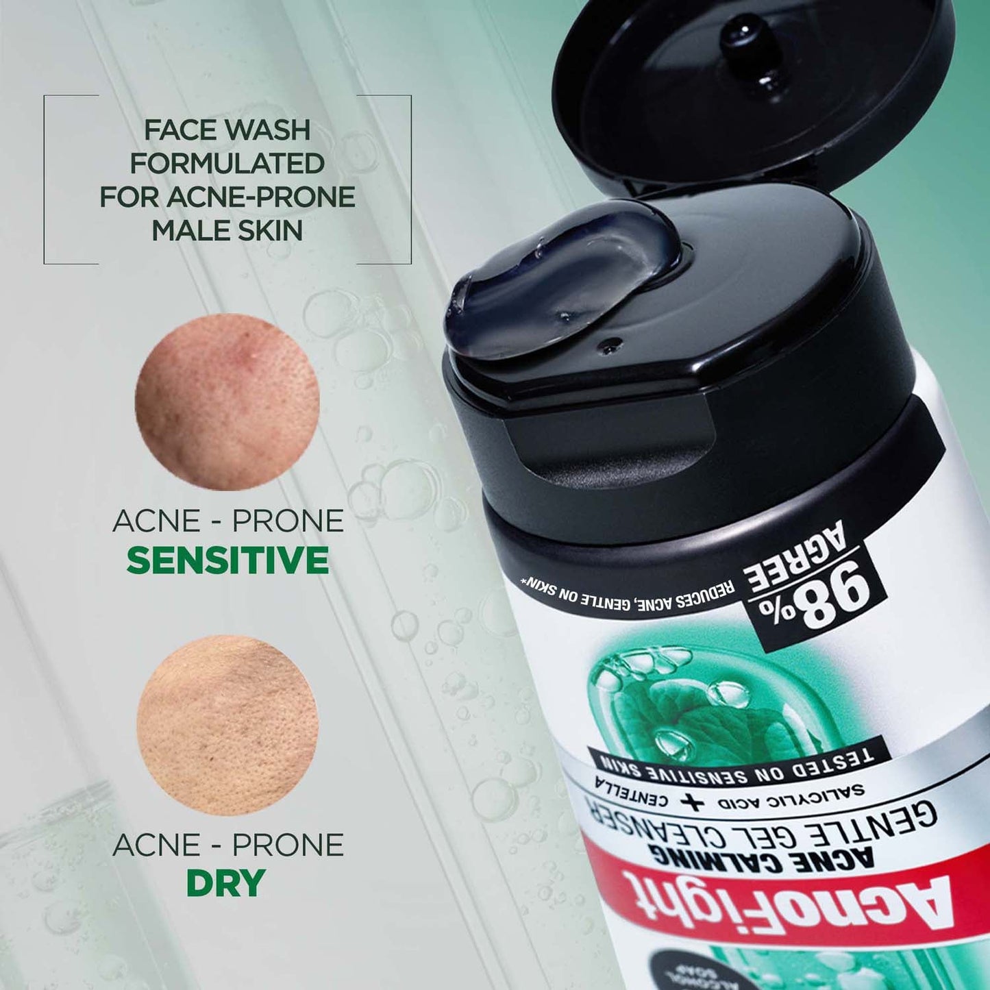 Garnier Men AcnoFight Anti-Pimple Gentle Face Wash 150 ml
