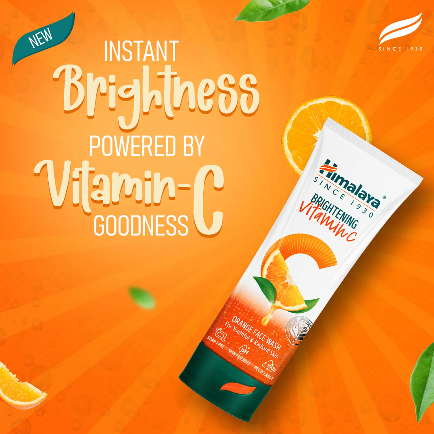 Himalaya Brightening Vitamin C Orange Face Wash 150 ml