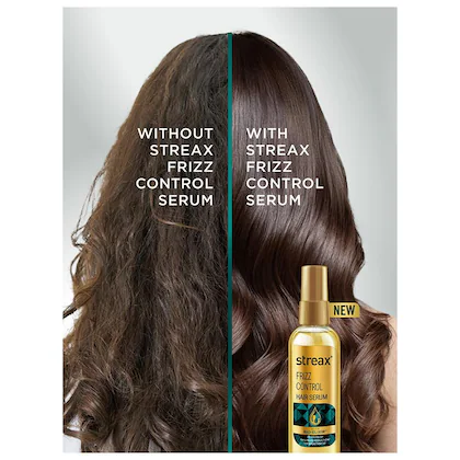 Streax Frizz Control Hair Serum for Dry Frizzy Hair 100 ml