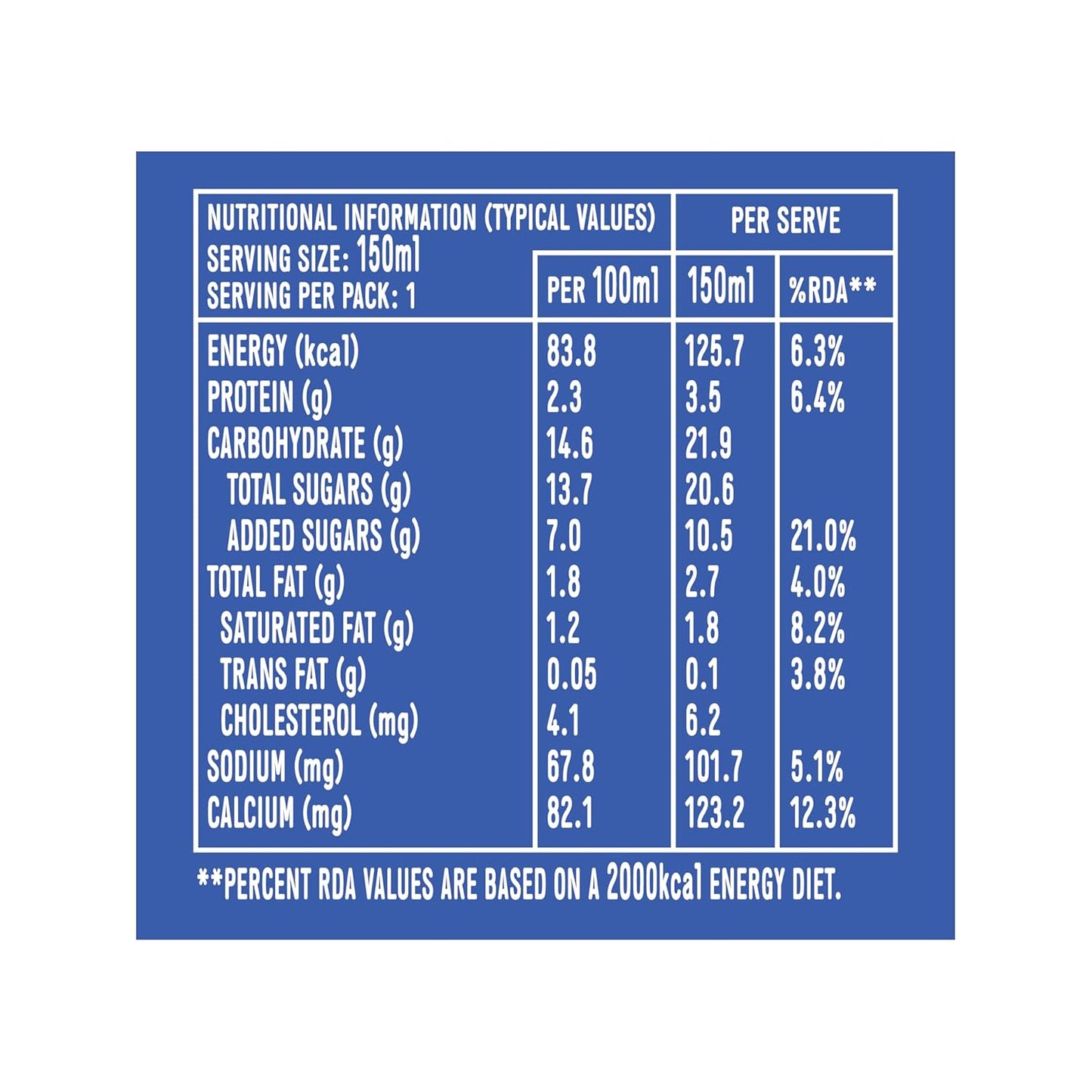 Parle Smoodh Hazelnut Flavoured Milk Pet 150 ml