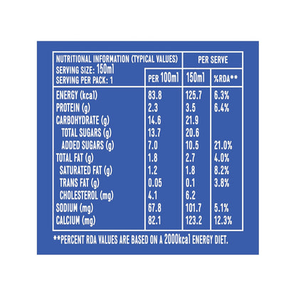 Parle Smoodh Hazelnut Flavoured Milk Pet 150 ml